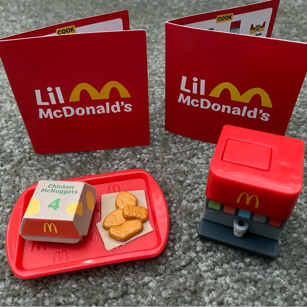 Lil McDonald’s 4 pc. Chicken McNuggets and Drink Dispenser